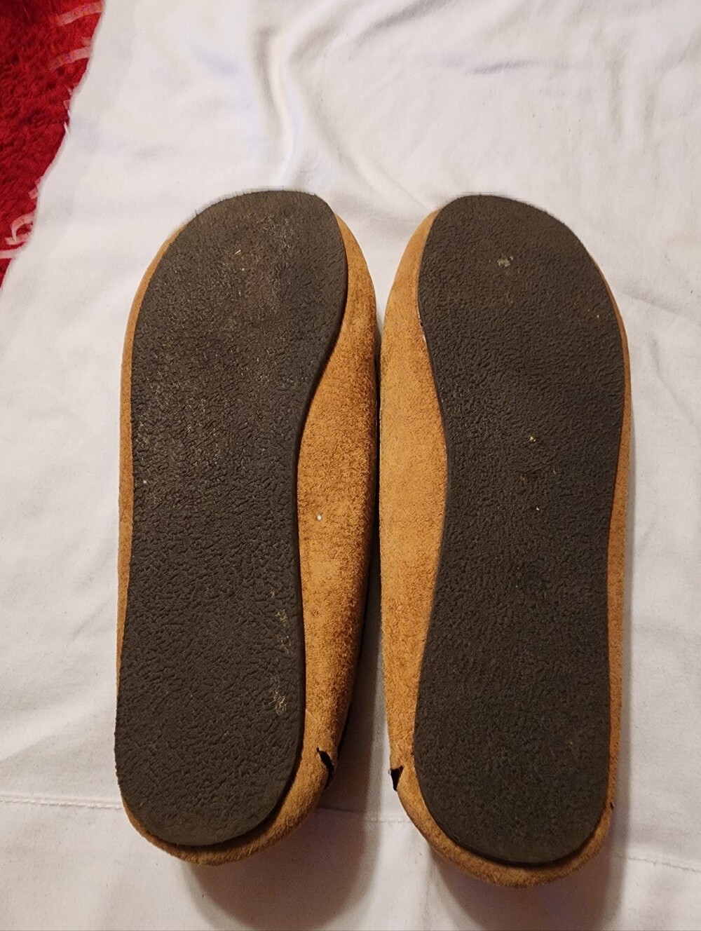 Lamo Tan Suede Slip-On Driving Moccasin with Dark Trim size 7 - Picture 6 of 6